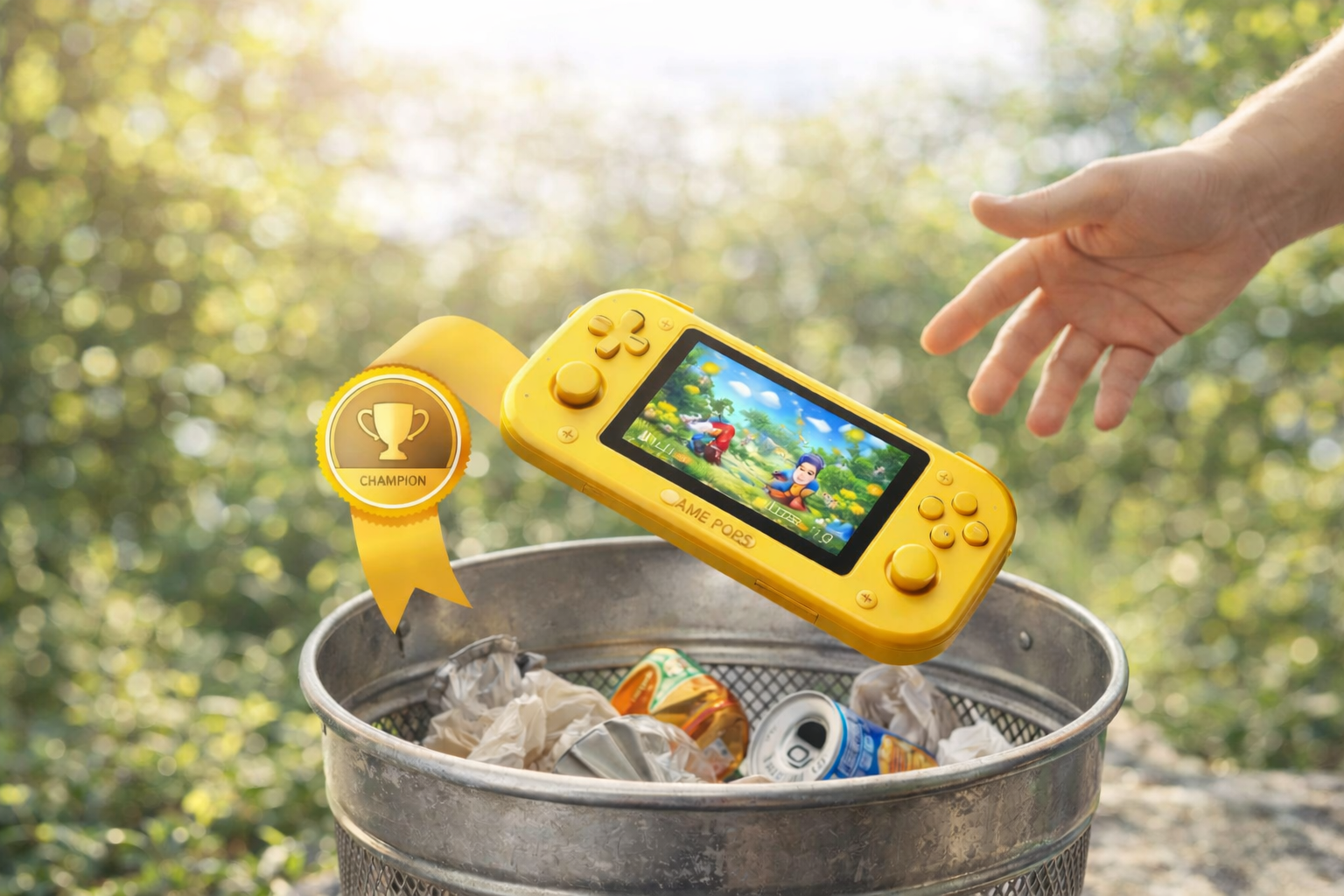 Award-Winning Design: Winner of Tokyo’s “Most Tossable Game Console” Championship